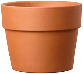 Cache pot rond terre cuite Perfetto Cotto ø15,2 x h.13 cm