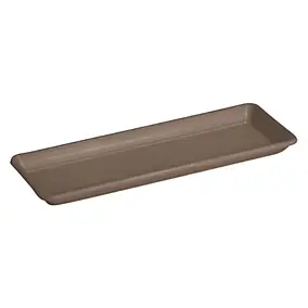 Plateau Day R plastique camel 50 cm Deroma