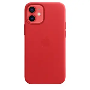 APPLE iPhone 12 mini Coque en cuir avec MagSafe - (PRODUCT)RED