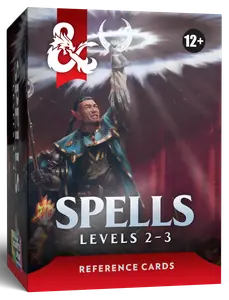 Donjons & Dragons 5e Ed 2024 - Cartes de référence de Sorts - Niveaux 2-3 VO