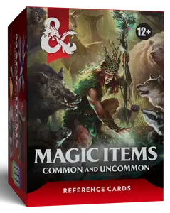Donjons & Dragons 5e Ed 2024 - Cartes de référence d'Objets Magiques - Communs et Peu Communs VO