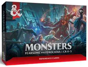 Donjons & Dragons 5e Ed 2024 - Cartes de référence de Monstres - Redoutables et Féroces VO