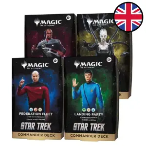 Lot des 4 Decks Commander Star Trek - Magic EN