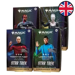 Lot des 4 Decks Commander Star Trek Édition Collector - Magic EN