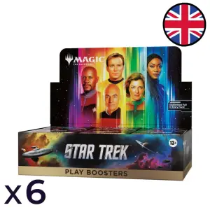 Lot de 6 boites de 30 boosters de jeu Star Trek - Magic EN