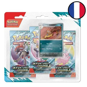 Tripack Pokémon : Aventures Ensemble [EV9] - Baggaïd - FR