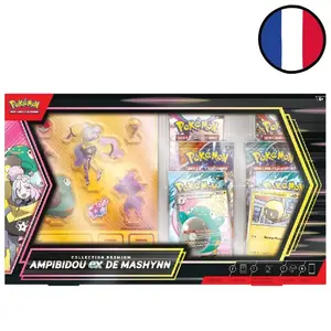 Coffret Collection Premium Pokémon : Ampibidou-ex de Mashynn - FR