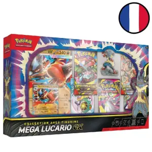 Coffret Collection Figurine Pokémon : Méga-Lucario-ex - FR