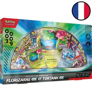 Collection Premium Pokémon : Florizarre-ex et Tortank-ex - FR