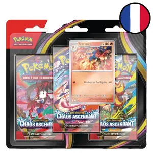 Tripack Pokémon : Chaos Ascendant [ME4] - Reptincel - FR
