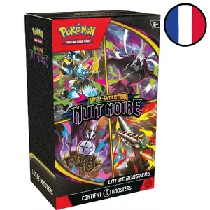 Bundle 6 boosters Pokémon : Nuit Noire [ME5] - FR