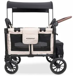 Chariot de transport enfant W4 Luxe Pro Sandy Beige (4 places)