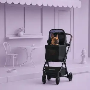 Poussette pour animaux Bella Black