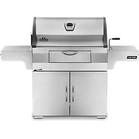 Barbecue charbon de bois Napoleon Prestige Pro 605 86 x 46 cm argent