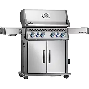 Barbecue à gaz Napoleon Rogue Pro S inox 4 brûleurs avec Sizzle Zone