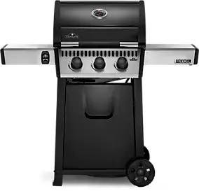 Barbecue à gaz Napoleon Rebel 3 brûleurs noir