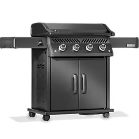 Plancha à gaz Napoleon Rogue Pro Phantom 43x70cm 4 brûleurs - 16 personnes