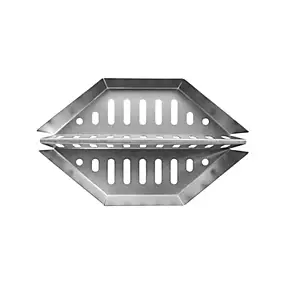 Paniers à charbon en acier aluminisé Napoleon Grills L.38 x l.8 x ep.12cm