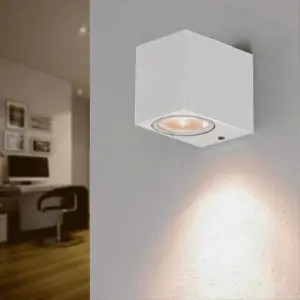 Applique Murale Design Blanche LED IP44 3W - Blanc Neutre 4000K - 5500K