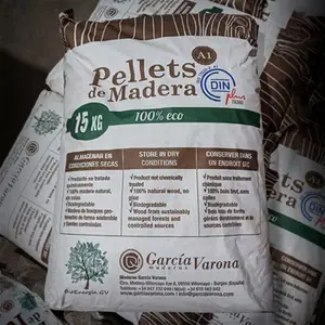 Granulé de bois Din Plus - Sac de 15 kg, taux d'humidité : ≤ 10%