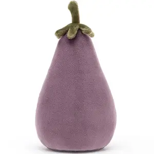 Peluche Vivacious Vegetables Aubergine (17 cm)