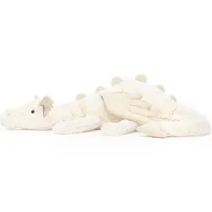 Peluche géante Scrumptious dragon neige (66 cm)