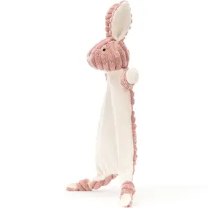 Doudou plat Cordy Roy Lapin Rose (28 cm)