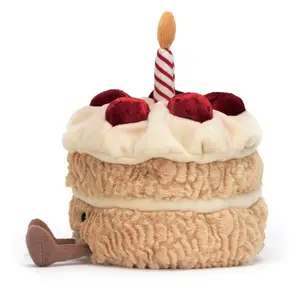 Peluche Amuseable Gâteau d'anniversaire (16 cm)