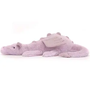 Peluche Scrumptious dragon lavande (50 cm)