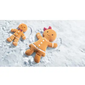 Peluche bonhomme en pain d'épices Fred (19 cm)