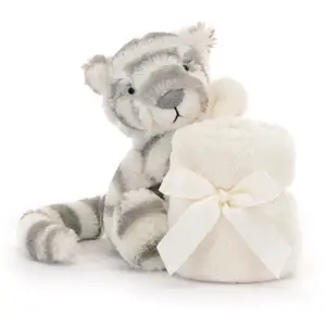 Doudou plat Bashful Tigre des neiges