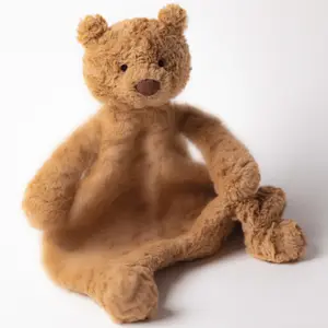 Doudou plat Bartholomew l'ours (28 cm)