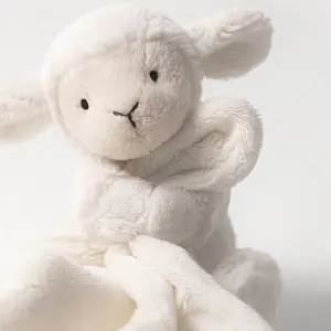 Doudou plat Bashful Agneau (34 cm)
