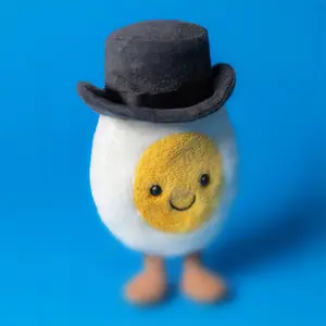 Peluche Amuseable Oeuf à la coque Marié (15 cm)