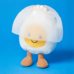 Peluche Amuseable Oeuf à la coque Mariée (14 cm)