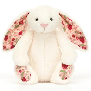 Peluche Bashful Lapin en fleurs Crème (18 cm)