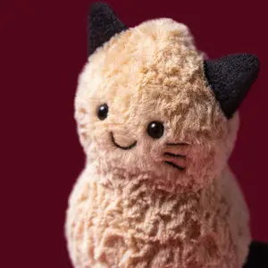 Peluche Amuseable Cacahuète en chat (15 cm)