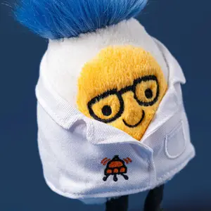 Peluche Amuseable Oeuf Scientifique (14 cm)
