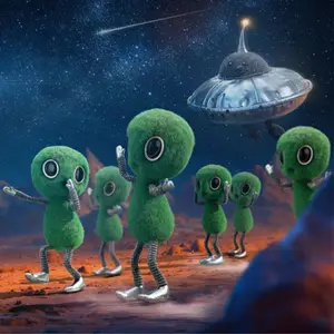 Peluche Zyllan l'alien (29 cm)