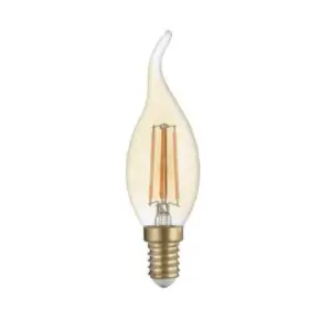 Ampoule LED E14 4W Flamme Filament Dimmable C35 - Blanc Chaud 2300K - 3500K