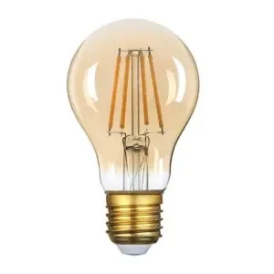 Ampoule LED E27 Filament 8W A60 - Blanc Chaud 2300K - 3500K