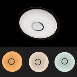 Plafonnier LED Rond à Température Variable 60W 220V - 3000K/4000K/6500K