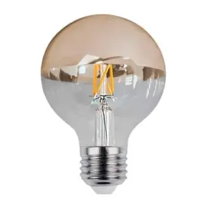 Ampoule LED E27 Filament 7W G95 Reflet Or - Blanc Chaud 2300K - 3500K