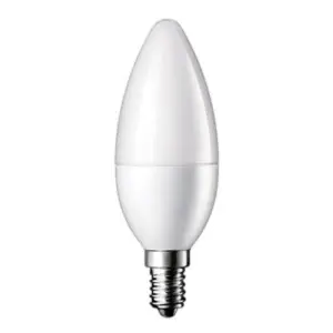 Ampoule LED E14 6W 220V C37 180° Dimmable - Blanc Neutre 4000K - 5500K