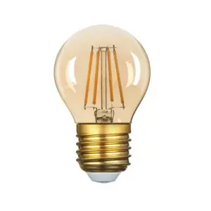 Ampoule LED E27 Filament 4W G45 240° Dimmable - Blanc Chaud 2300K - 3500K
