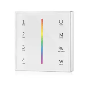 Variateur Tactile RGB RF en Saillie 4 Zones