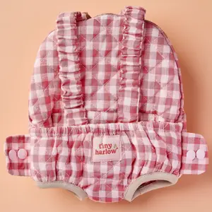 Porte bébé pour poupée Vichy Rose