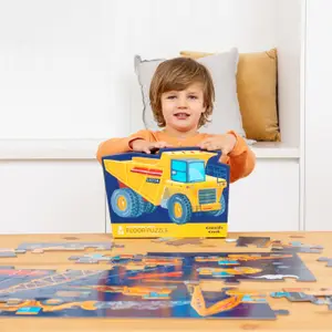 Puzzle Les véhicules de constructions (36 pièces)