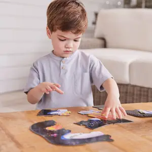 Mini Puzzle Fusée spatiale (12 pièces)