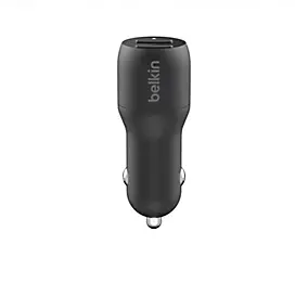 Chargeur voiture Boost Charge 2 USB A 2x12W Belkin blanc